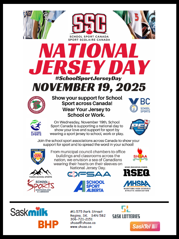 School Sport Jersey Day Nov 19